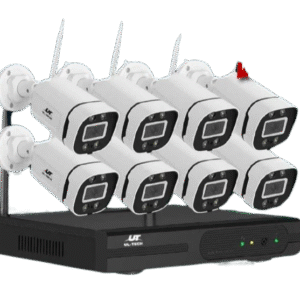 KIT DE CAMARAS DE SEGURIDAD CONEXIONES