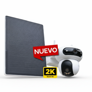 CAMARA WIFI GIRATORIA SOLAR DUAL 2K+